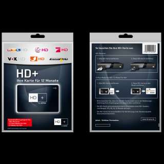 HD Plus Astra HD+ Karte für 12 Monate Pro7 HD RTL HD  