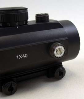 1x40 Red Dot Sight Rotpunkt/Leuchtpunktvisier 11mm  