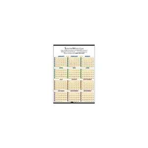 Min Qty 100 Time Management Span A Year Calendars, Laminated with 