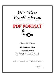 2006 NFPA 54 Natl Fuel Gas Code Practice Exam in PDF  