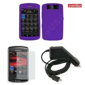  BlackBerry Storm2 9550 Combo Trans. Purple Silicon Skin 