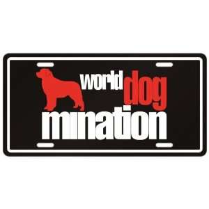  New  Saint Bernard  World Dog   Mination  License Plate 
