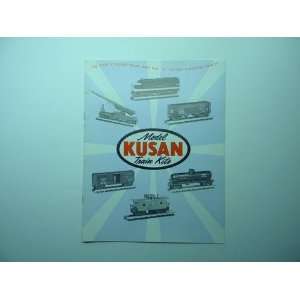    Kusan O Gauge Model Trains Dealer Catalog Original 