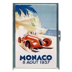 Alfa Romeo 1937 Monaco Poster ID Holder, Cigarette Case or Wallet 