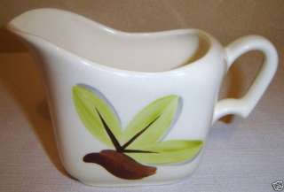 Continental Kilns Woodleaf Creamer Hand Painted  
