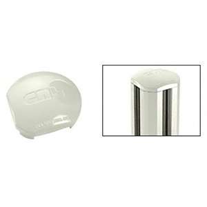  CRL Aluminum Windscreen System Oyster White Round Post Cap 