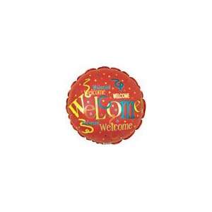  18 Welcome Repeat Red P5   Mylar Balloon Foil Health 