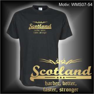 SCHOTTLAND (Scotland) T Shirt, S M L XL XXL (WMS07 54)  