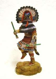 Native Hopi 11+ Broadface Kachina Doll by Keith Torres  