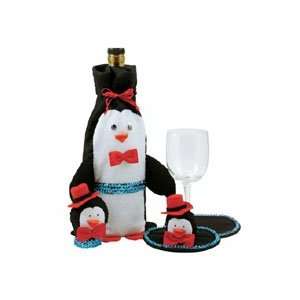  Playful Penguin Wine Set Kit