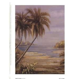  Tropical Paradise I, Fine Art Canvas Transfer by Paulsen 