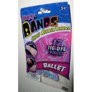 Googly Bands 12 Tie Dye Pieces ~ Ballet Toys & Games