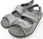 Womens Mephisto Mobils Kate Silver Leather Open Toe Sa