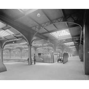 Chicago Train Station 1912   Train Sheds 8 1/2 X 11 Photograph (A)