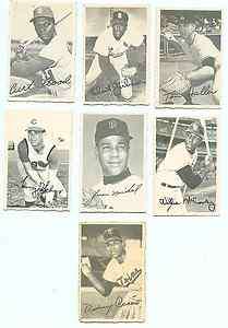 1969 Topps O Pee Chee Deckle Edge 7 different  