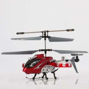   4CH RC IR Remote Control Helicopter Toy with Gyro   Red Toys & Games
