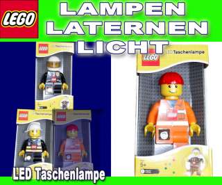 NEU LEGO CITY Taschenlampe goße Figur * Bauarbeiter *  