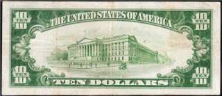 Nice SCARCE 1929 $10 OGDEN, UT National Banknote  
