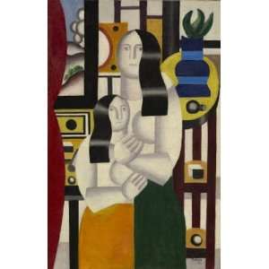   Made Oil Reproduction   Fernand Léger   24 x 38 inches   Two Women