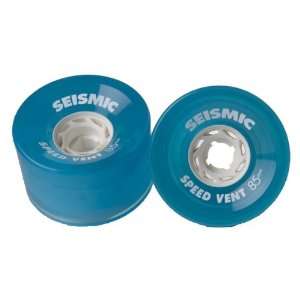  Seismic Speed Vent 85/75 Clear Cyan Blue Set of 4 