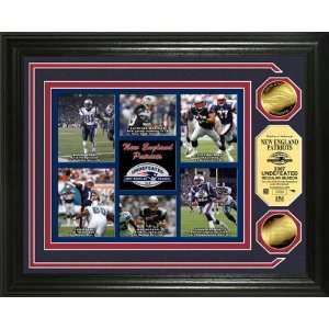  New England Patriots Undefeated Season Photomint w/ Two 