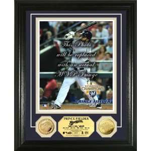  MLB Milwaukee Brewers 2011 NLCS MVP 24KT Gold Coin Photo 