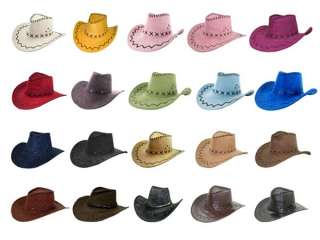 Cowboyhut Westernhut Cowgirl Texas Cowboy versch Farben  