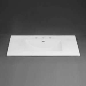   31 8 Widespread Ceramic Lavatory Top with Integra