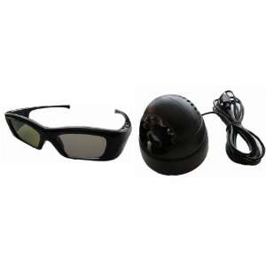  Rechargeable Glasses (ONE)and 3DTV Corp Gen2 Emitter for 
