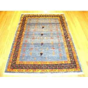    3x5 Hand Knotted Gabbeh Persian Rug   55x311