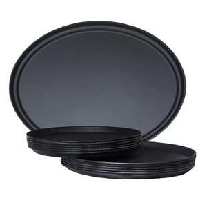27 Oval Non Skid Serving Tray 