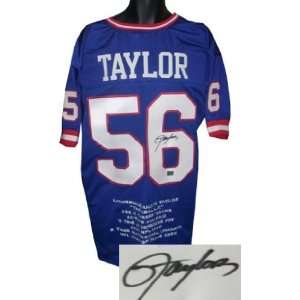  Lawrence Taylor Autographed/Hand Signed New York Giants 