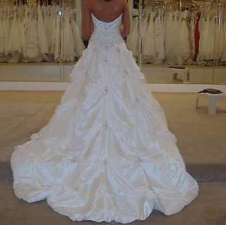 New White/Ivory Wedding Dress Bridal Gown Size 6 8 10 12 14 16  
