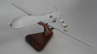 RQ 1 Predator UAV Aircraft Wood Desktop Model  