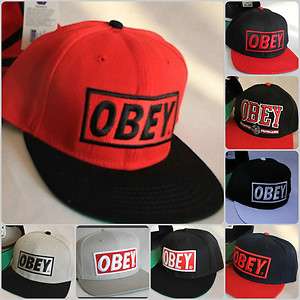 Brand new OBEY snapbacks baseball hip hop street dancing peaked Cap 