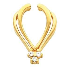  14k Yellow Gold Pendant Enhancer   JewelryWeb Jewelry