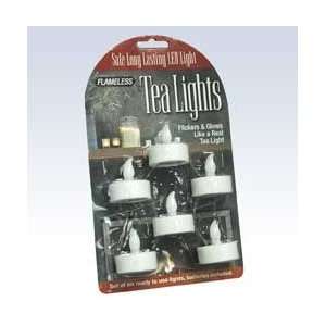  White Flameless Tea Lights