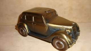 BANTHRICO VINTAGE 1935 FORD TAXI BRASS COIN BANK 1974  