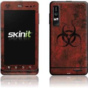  Skinit Biohazard Black on Red Vinyl Skin for Motorola 