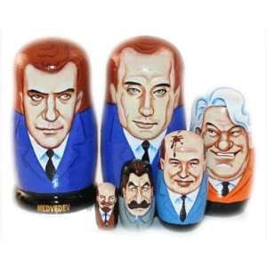  Medvedev Putin and Co Nesting Doll Toys & Games