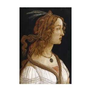 Sandro Botticelli   Portrait Of A Young Woman Giclee 