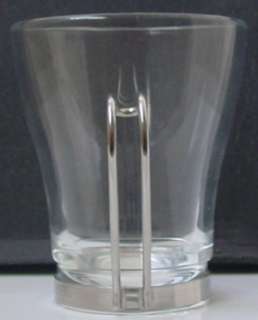 Vintage BORMIOLI VITROSAX ESPRESSO GLASS CUPS/Pair  