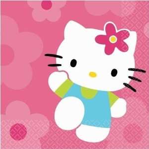  Hello Kitty Flower Fun Beverage Napkins 16ct Toys & Games