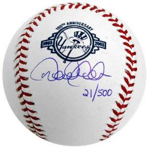 Derek Jeter New York Yankees Autographed 100th Anniversary Baseball 