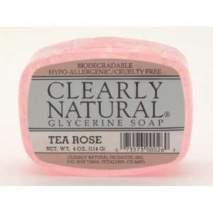  Clearly Natural Soap Bar Tearose Beauty
