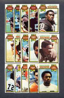 1979 Topps Football Cleveland Browns TEAM SET Ozzie Newsome RC  