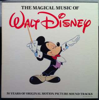 WALT DISNEY the magical music of 4 LP VG+ OVATION 5000 Vinyl 1978 w 