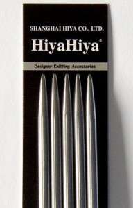 HiyaHiya 8 Stainless Steel DP Knitting Needles  