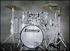 Ludwig USA Vistalite 6 pc Big Beat Drum Set, Clear   New with 18