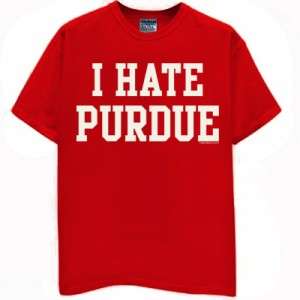 HATE PURDUE t shirt indiana jersey hoosiers funny new  
